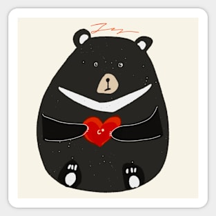 Bear hug Sticker